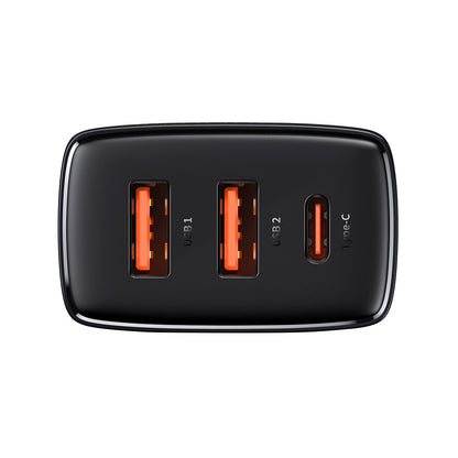 BASEUS Compact fast USB-C 30W 3A PD QC black USB power charger – image 4