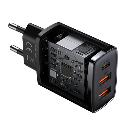 BASEUS Compact fast USB-C 30W 3A PD QC black USB power charger – image 7