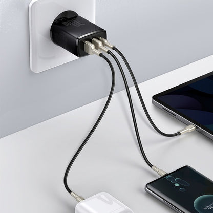 BASEUS Compact fast USB-C 30W 3A PD QC black USB power charger – image 9