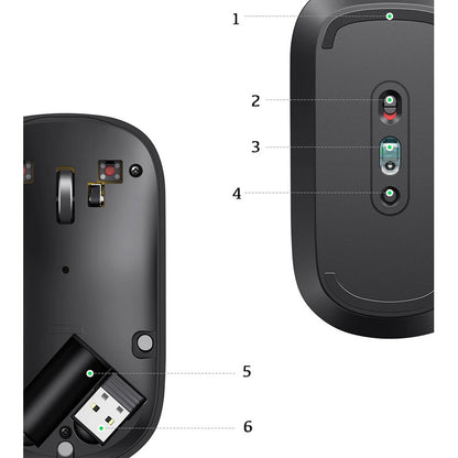 UGREEN Handy Wireless Mouse for USB Green Computer – image 5