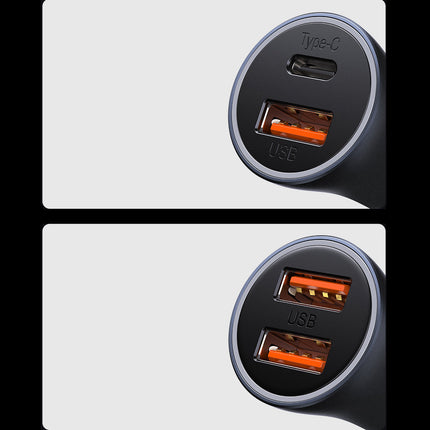 BASEUS Fast car charger Golden Container Max USB USB-C 60W QC blue – image 11