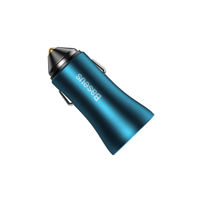 BASEUS Fast car charger Golden Container Max USB USB-C 60W QC blue – image 6