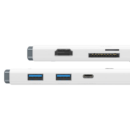 BASEUS Multifunctional HUB Lite Series USB-C 2x USB PD HDMI SD/TF white – image 3