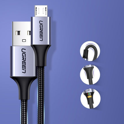 UGREEN USB cable - micro USB 1m gray – image 7