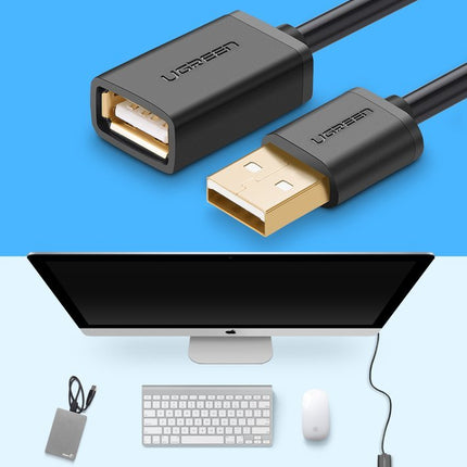 UGREEN USB cable extension cable 2m black – image 2