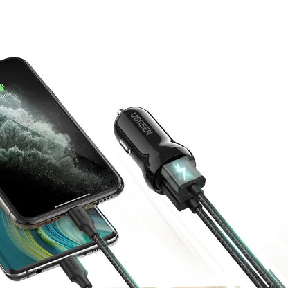 UGREEN Car Charger 2x USB 24W 4.8A black – image 2