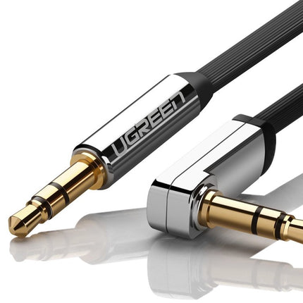UGREEN Flat cable audio cable AUX 3.5mm mini jack 1m silver – image 8