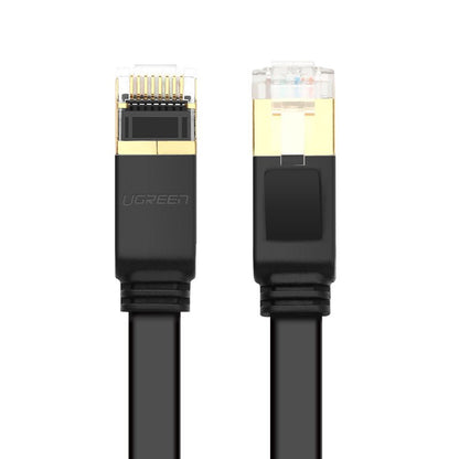 UGREEN Flat patchcord cable network cable LAN STP RJ45 Cat 7 10Gbps 10m black – image 2