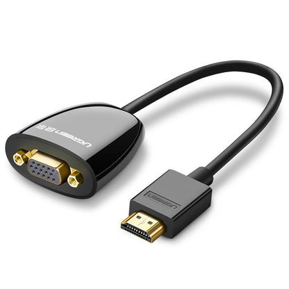 UGREEN adapter with HDMI male to VGA female FHD black