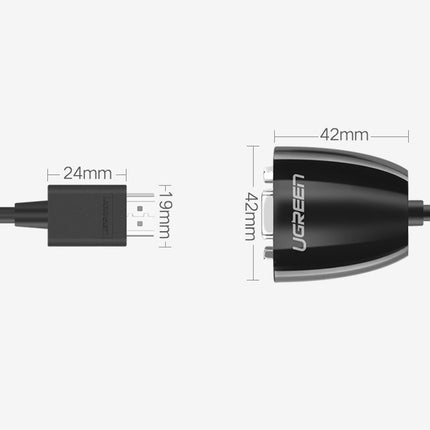 UGREEN adapter with HDMI male to VGA female FHD black – image 8