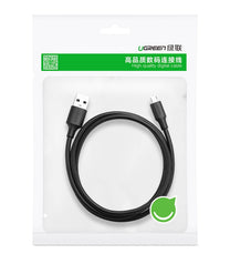 USB cable - micro USB 2.4A 480Mbps 1.5m black - Carlat