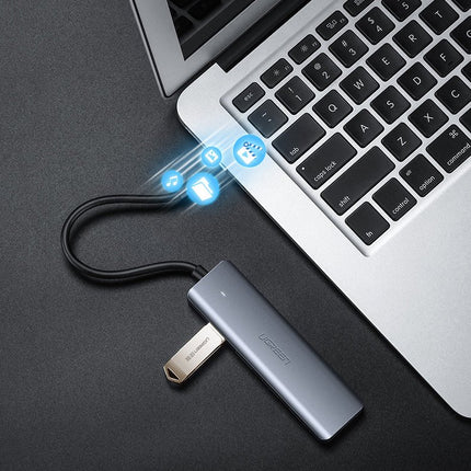 UGREEN HUB USB-C - 4x USB 3.2 with USB-C power port grey – image 10