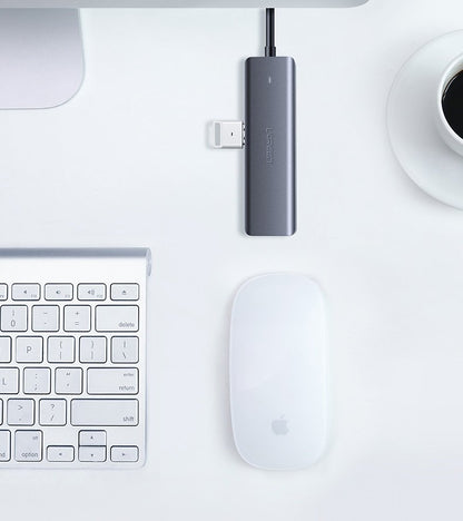 UGREEN HUB USB-C - 4x USB 3.2 with USB-C power port grey – image 9