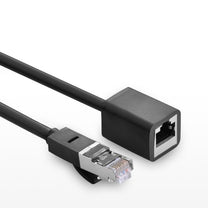 FTP Ethernet RJ45 Cat 6 1000 Mbps 5m black extension cable - Carlat