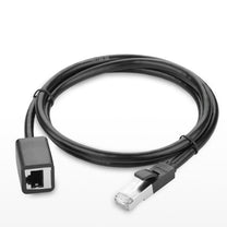 FTP Ethernet RJ45 Cat 6 1000 Mbps 5m black extension cable - Carlat