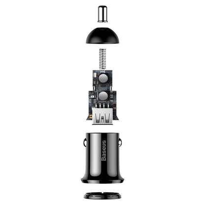 BASEUS Engine Charger Grain PRO 2x USB 4.8A black – image 8