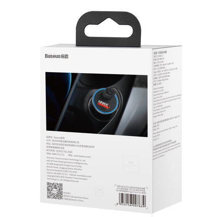 BASEUS USB-C USB 40W PD QC SCP FCP AFC + USB-C cable - Lightning grey – image 6