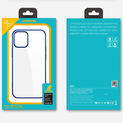 JOYROOM NBS ultra thin transparent case with metallic frame for iPhone Pro Max 12 black – image 16