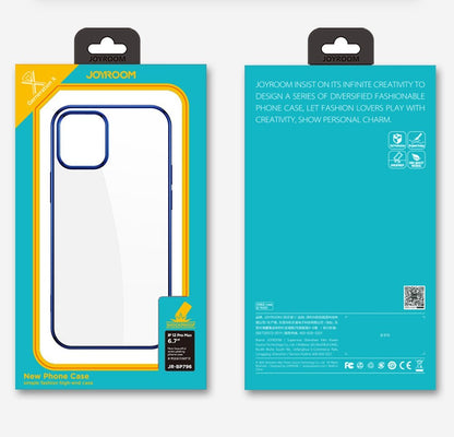 JOYROOM NBS ultra thin transparent case with metallic frame for iPhone Pro Max 12 black – image 16