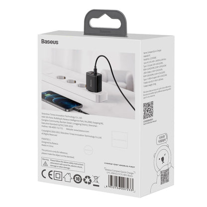 BASEUS Fast USB Power Charger 20W 3A PD QC 3.0 black – image 10