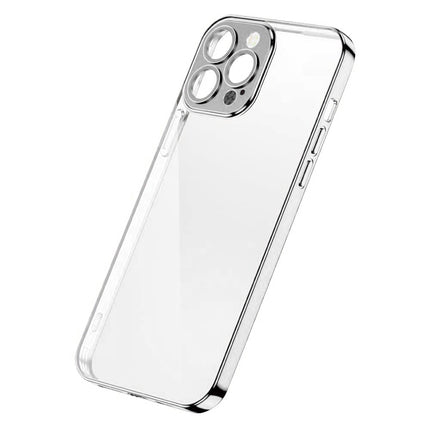 JOYROOM Case cover for iPhone 13 Pro housing with metallic silver frame