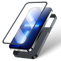 JOYROOM Case cover for iPhone 13 Pro Max case for back and front + tempered glass black – image 4