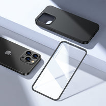 JOYROOM Case cover for iPhone 13 Pro Max case for back and front + tempered glass black – image 8