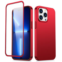 JOYROOM Case cover for iPhone 13 Pro Max case for back and front + tempered glass black – image 10