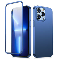 JOYROOM Case cover for iPhone 13 Pro Max case for back and front + tempered glass black – image 19