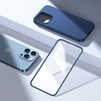 JOYROOM Case cover for iPhone 13 Pro Max case for back and front + tempered glass black – image 26