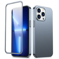 JOYROOM Case cover for iPhone 13 Pro Max case for back and front + tempered glass black – image 28