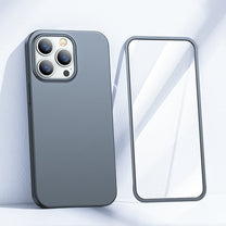 JOYROOM Case cover for iPhone 13 Pro Max case for back and front + tempered glass black – image 29