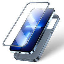 JOYROOM Case cover for iPhone 13 Pro Max case for back and front + tempered glass black – image 31
