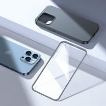 JOYROOM Case cover for iPhone 13 Pro Max case for back and front + tempered glass black – image 36