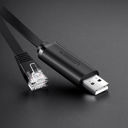 UGREEN Cable console cable USB adapter - RJ45 Ethernet screwdriver 1.5m black – image 9