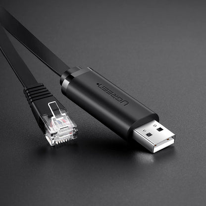 UGREEN Cable console cable USB adapter - RJ45 Ethernet screwdriver 1.5m black – image 9
