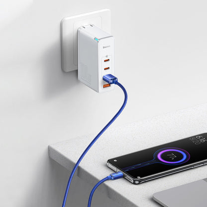 BASEUS Wire cable for fast charging and transfer of USB-C data USB-C 100W 1.2m black – image 22