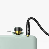 Audio & Video Cables – Angled side wire AUX audio - Carlat