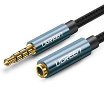 Cable extension adapter audio AUX mini jack 3.5mm 1.5m blue - Carlat