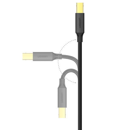 UGREEN USB cable Type B for male printer - USB 2.0 male 480Mbps 1m black – image 2
