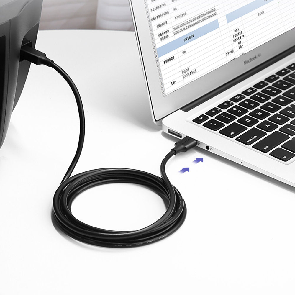 UGREEN USB cable Type B for male printer - USB 2.0 male 480Mbps 1m black – image 3
