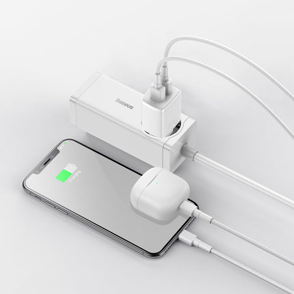 BASEUS Small network charger Compact 2x USB 10.5W white – image 10