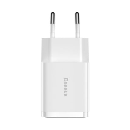 BASEUS Small network charger Compact 2x USB 10.5W white – image 2