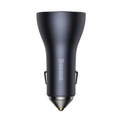 BASEUS Golden Connector Pro USB + 2x USB-C 65W dark grey car charger – image 7