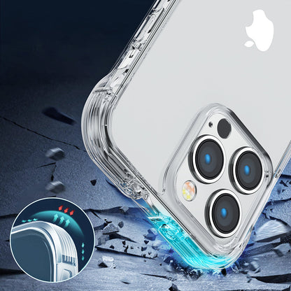 JOYROOM Case cover for iPhone 14 Pro Max armored case with hooks stand transparent – image 4