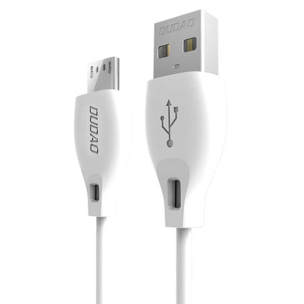 DUDAO USB cable - micro USB 2.4A 2m white