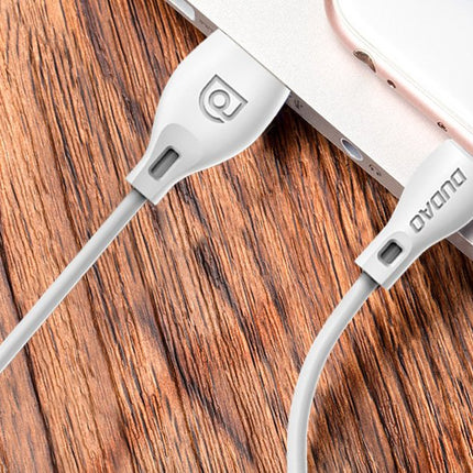 DUDAO USB cable - micro USB 2.4A 2m white – image 10