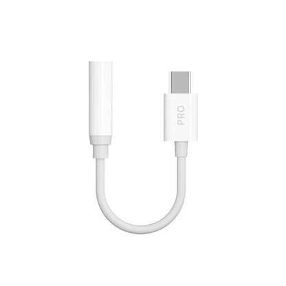 DUDAO Adapter audio adapter for headphones from USB-C to mini jack 3.5 mm white – image 3