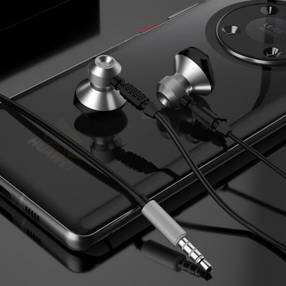 DUDAO Metal wire earphones 3,5 mm mini grey jack – image 2