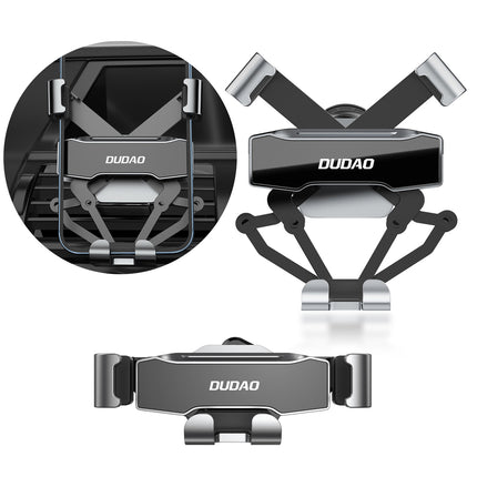 DUDAO Car gravity holder for smartphone, black